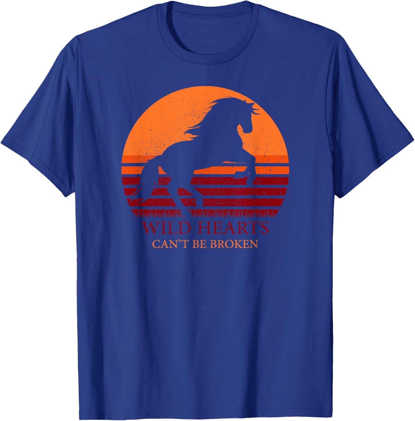 Wild Hearts Can't Be Broken Vintage Horse T-Shirt - T-Shirt | Royal