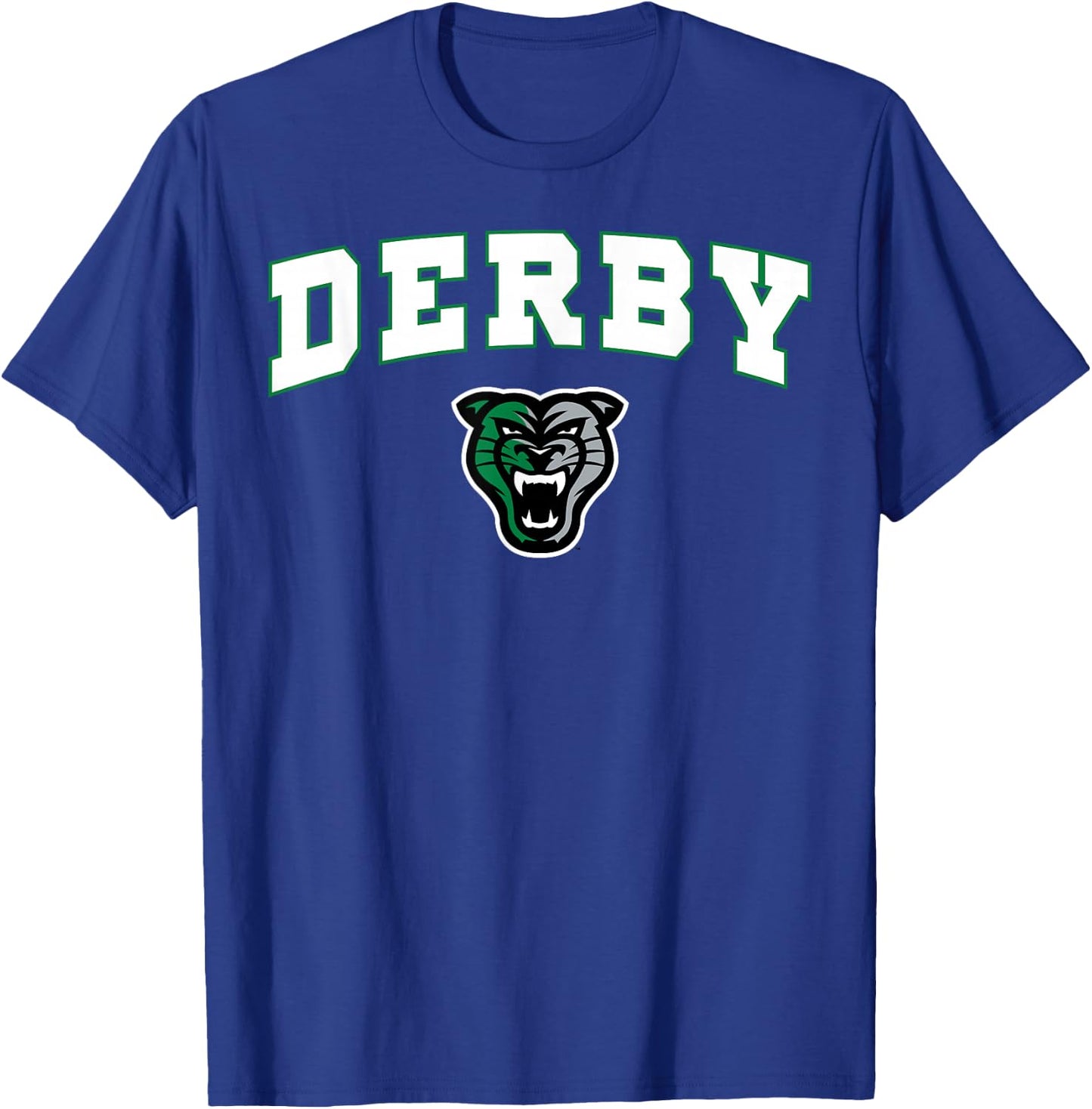 Derby High School Panthers T-Shirt - T-Shirt | Royal