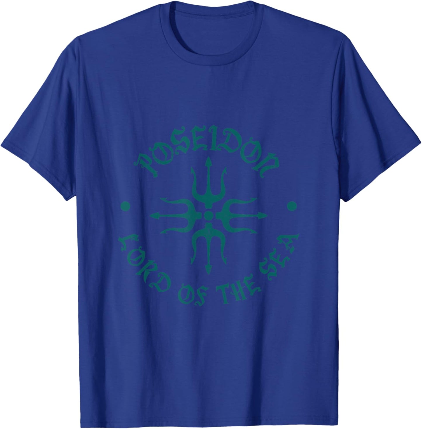 Poseidon’s Trident Lord of The Sea Greek Mythology Vintage T-Shirt - T-Shirt | Royal