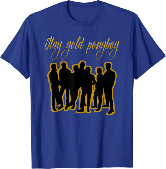 Stay Gold Ponyboy Vintage Classic T-Shirt - T-Shirt | Royal