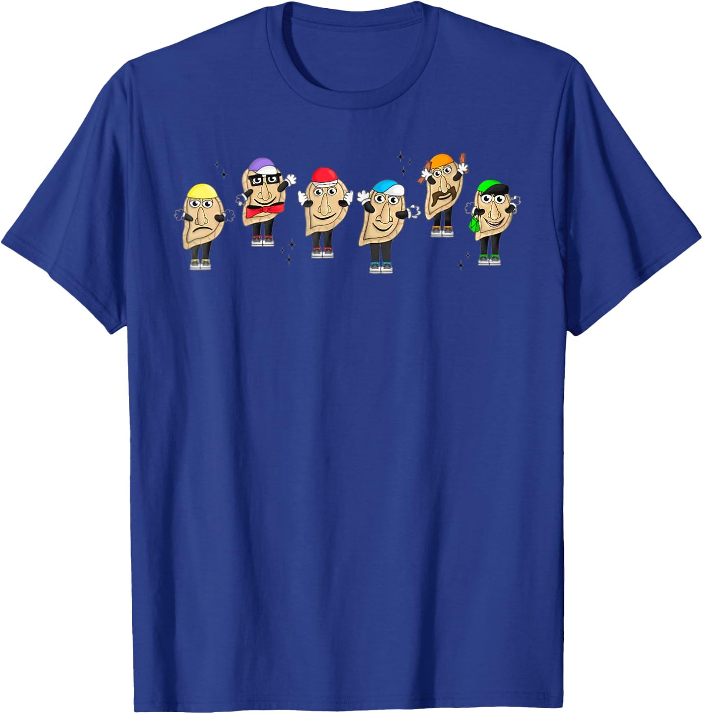 Pittsburgh Pierogies Clothing Adult Fun Cartoon , Black, Small, Short Sleeve T-Shirt - T-Shirt | Royal