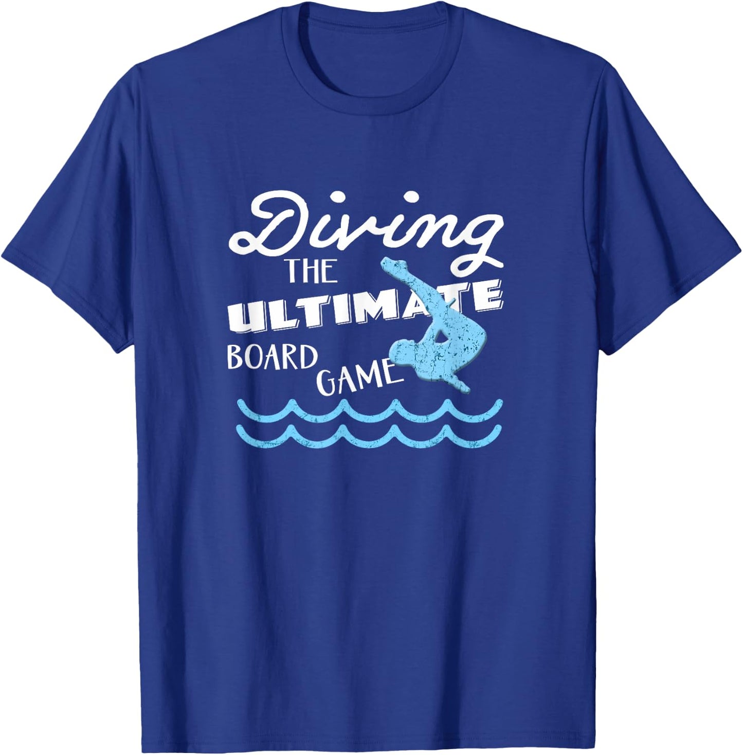 Funny Springboard Divers & Diving Board Game Boys Gift T-Shirt - T-Shirt | Royal