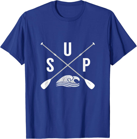 Stand Up Paddle Board Gift Shirt - SUP T-Shirt - T-Shirt | Royal