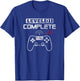 Level 1 Complete 1st Wedding Anniversary First Year Him Her T-Shirt - T-Shirt | Royal