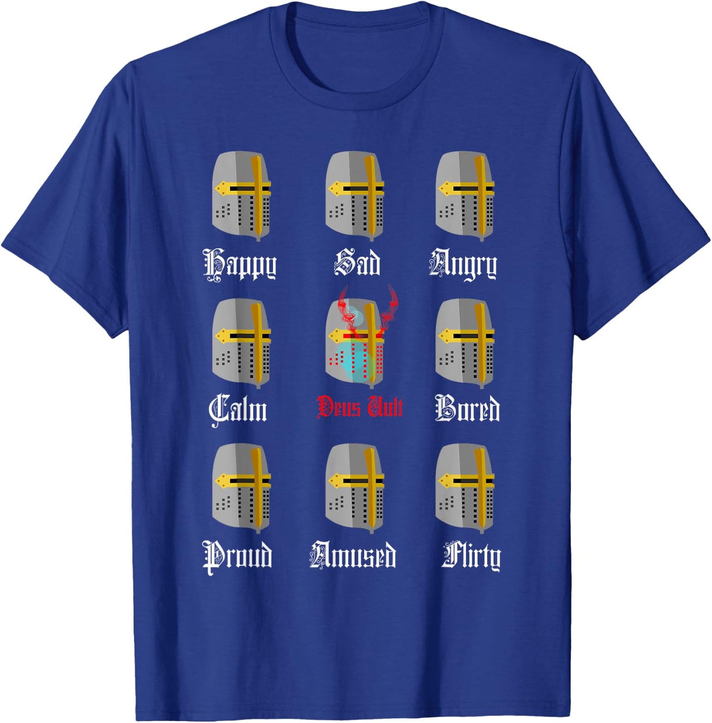Knight Templar Moods T-Shirt - T-Shirt | Royal
