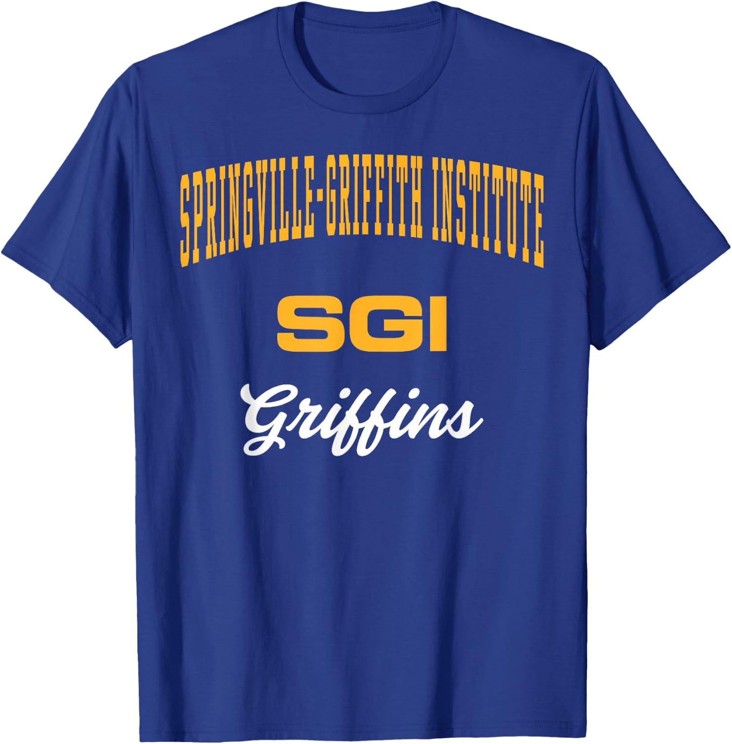 Springville-Griffith Institute Griffins C3 T-Shirt - T-Shirt | Royal
