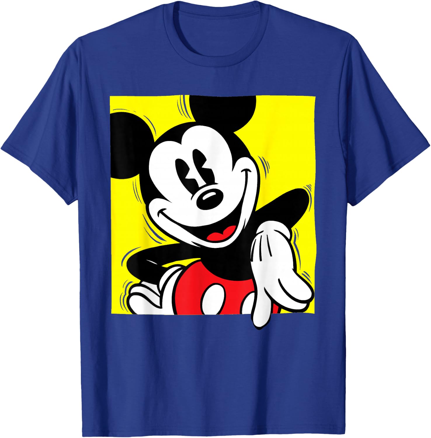 Disney - Mickey Mouse Vintage Square T-Shirt - T-Shirt | Royal
