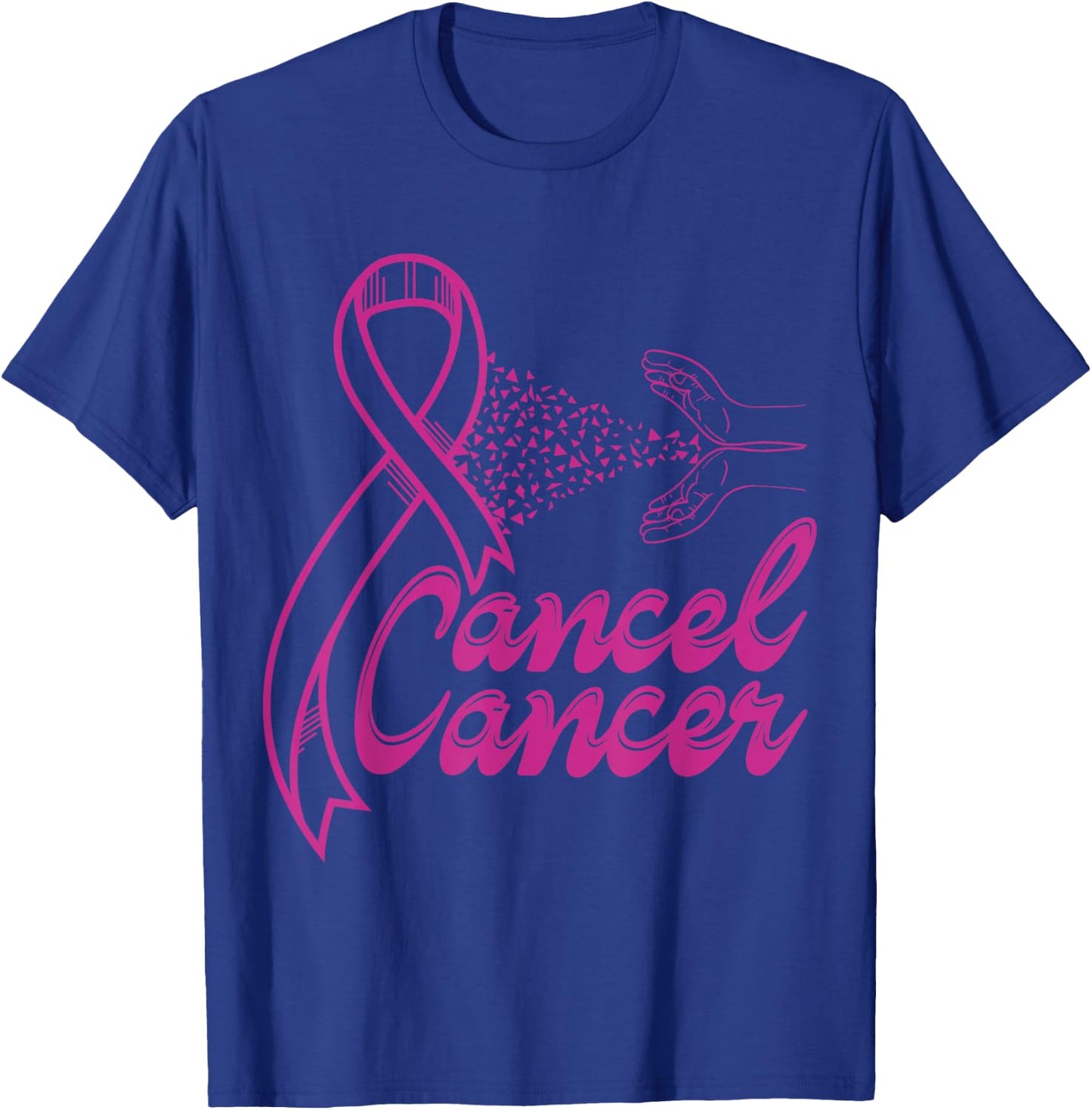 Cancel Cancer T-Shirt - T-Shirt | Royal