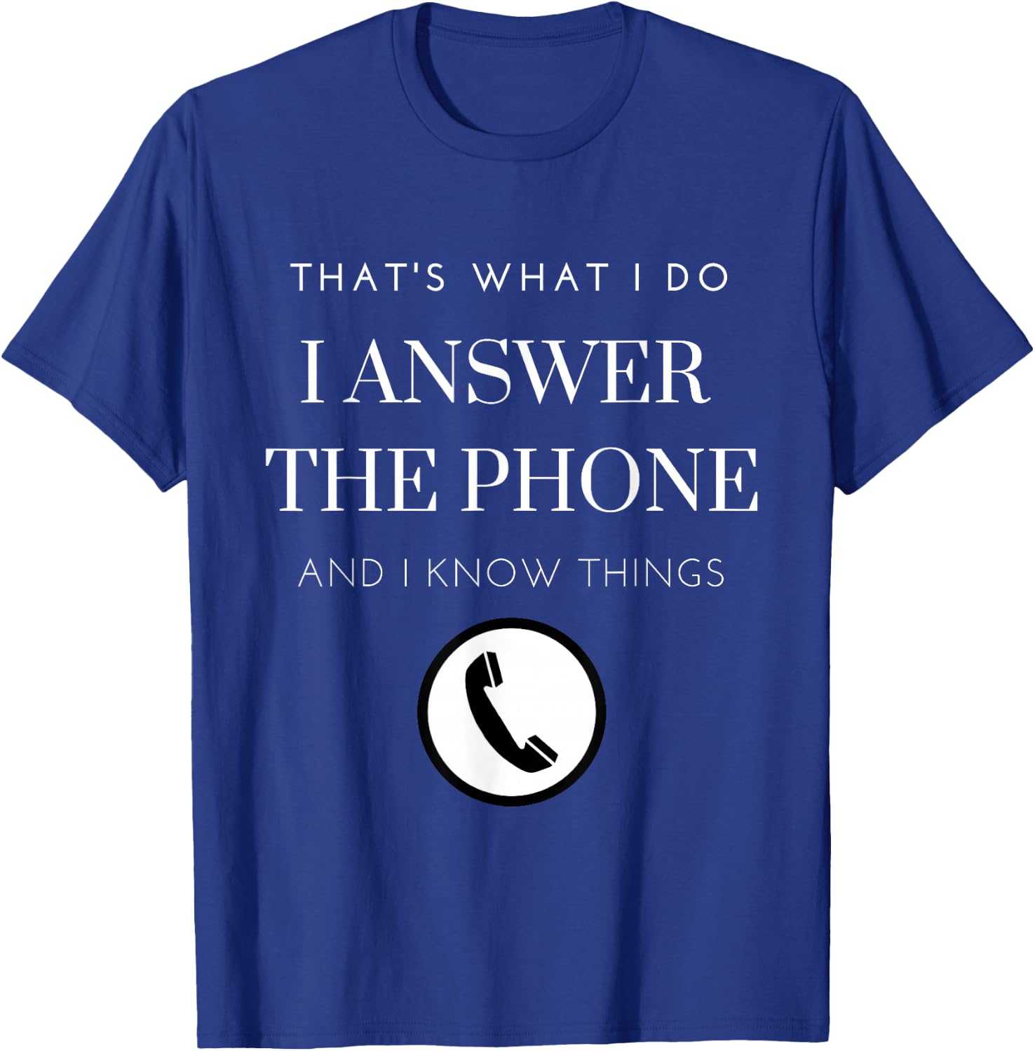 Call Center Funny Customer Service T-Shirt - T-Shirt | Royal