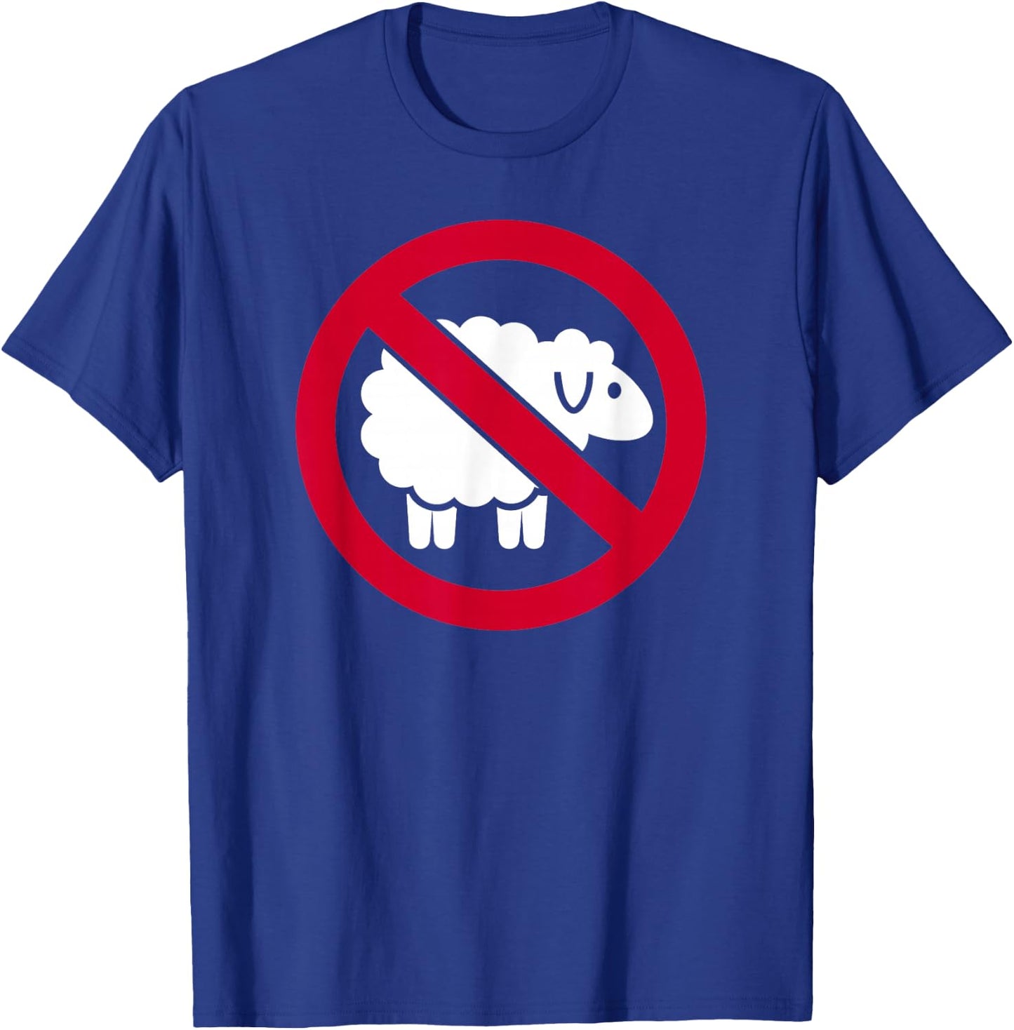 No sheeps T-Shirt - T-Shirt | Royal