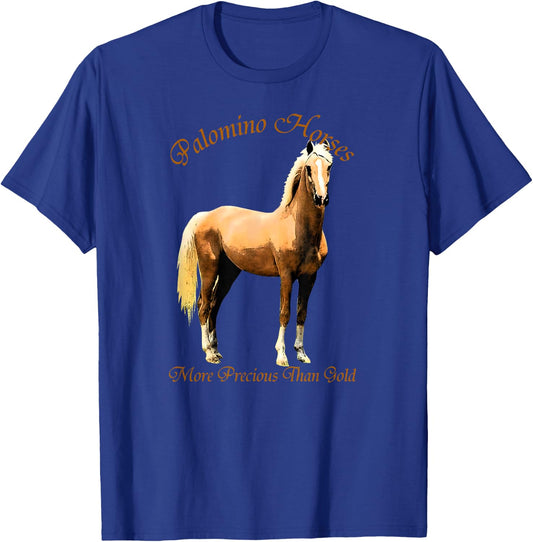 Palomino Horse - More Precious Than Gold T-Shirt - T-Shirt | Royal