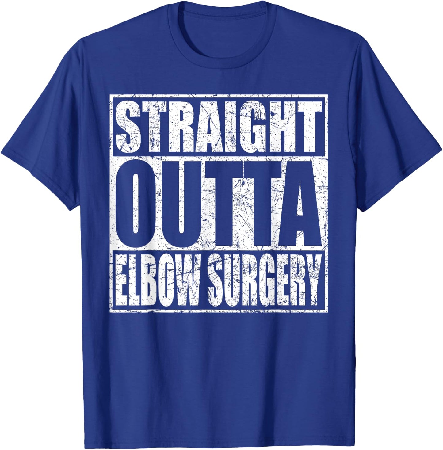 Elbow Surgery T Shirt Broken Joint Replacement Recovery Gift T-Shirt - T-Shirt | Royal