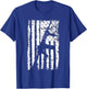 American Flag Eagle Military - AR15 American Flag T-Shirt - T-Shirt | Royal