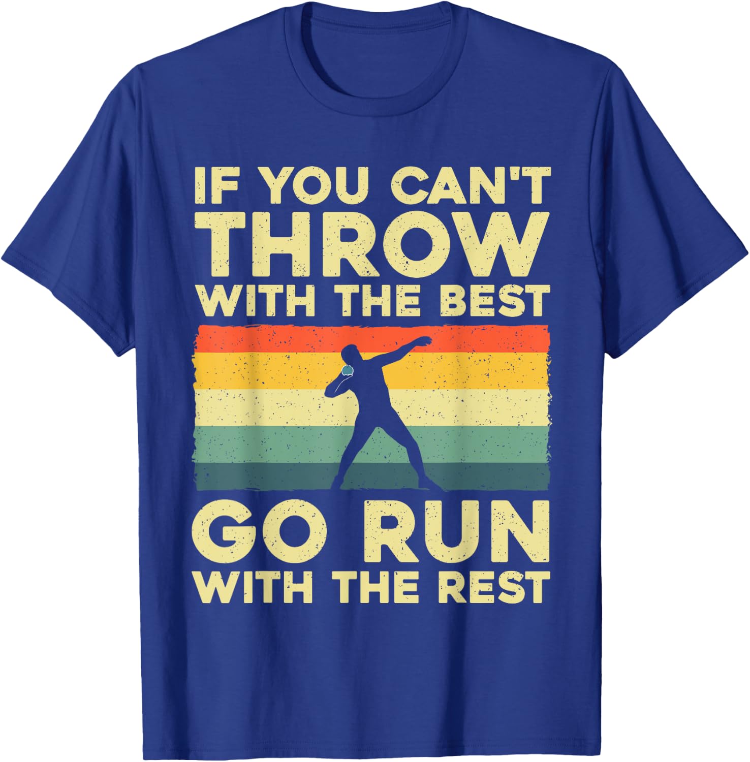 Shot Put Art Women Shot Put Throwing Shot Putter T-Shirt - T-Shirt | Royal
