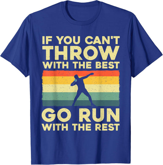 Shot Put Art Women Shot Put Throwing Shot Putter T-Shirt - T-Shirt | Royal