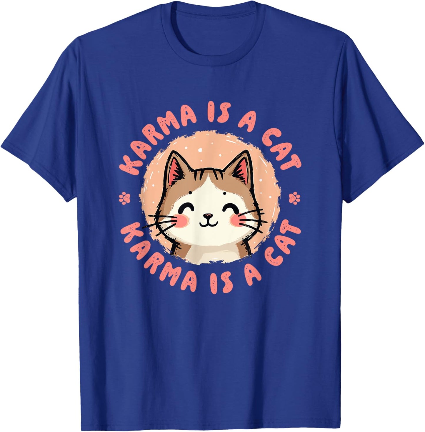 Karma Cat T-Shirt - T-Shirt | Royal