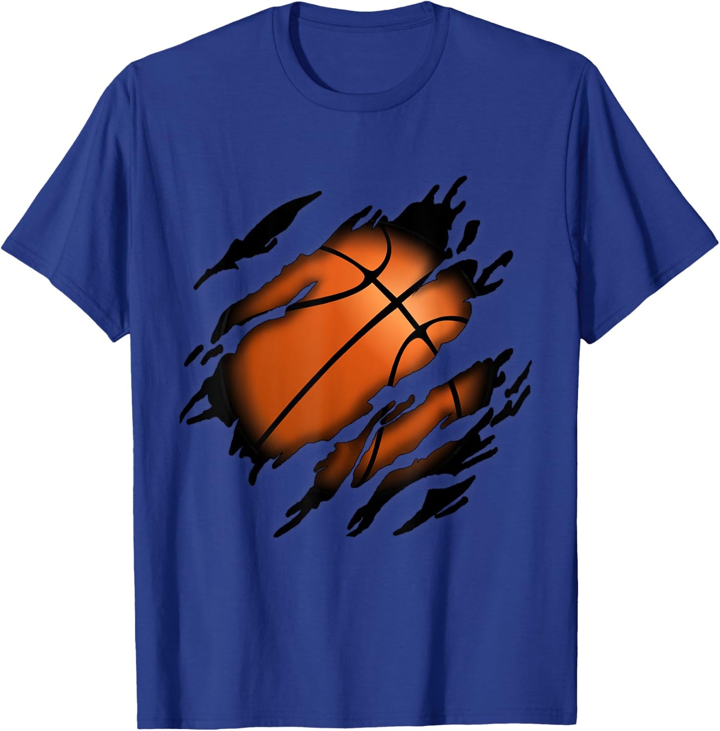 Basketball in Me Design, Basketballdesign T-Shirt - T-Shirt | Royal
