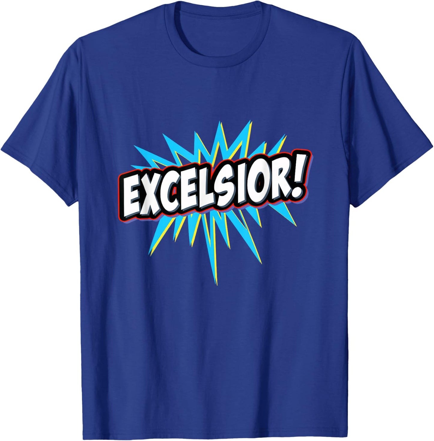 Excelsior Superhero Apparel T-Shirt - T-Shirt | Royal