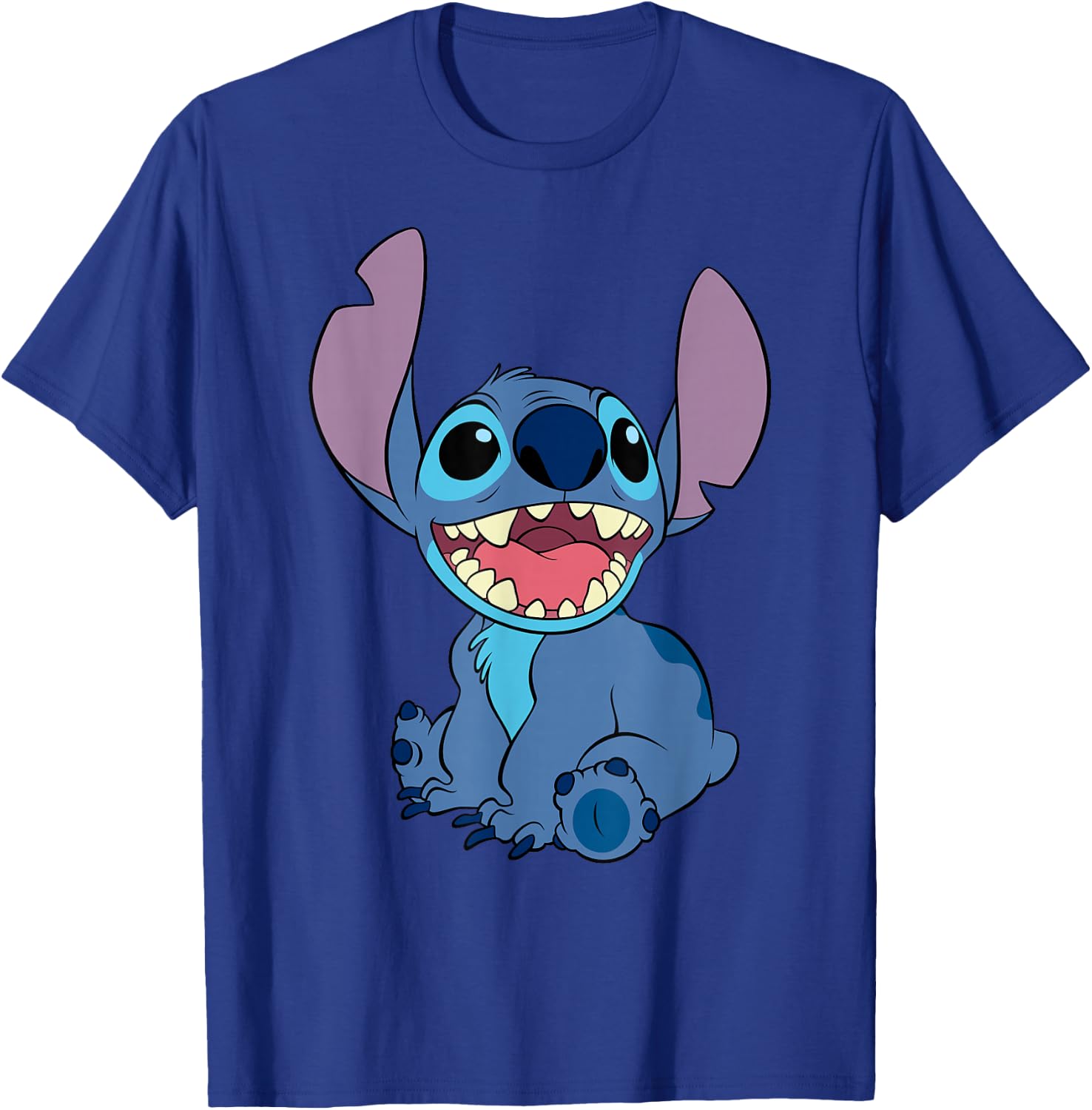 Lilo & Stitch - Sitting T-Shirt - T-Shirt | Royal