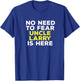 LARRY Funny Uncle Gift Family Graphic Name T-Shirt - T-Shirt | Royal