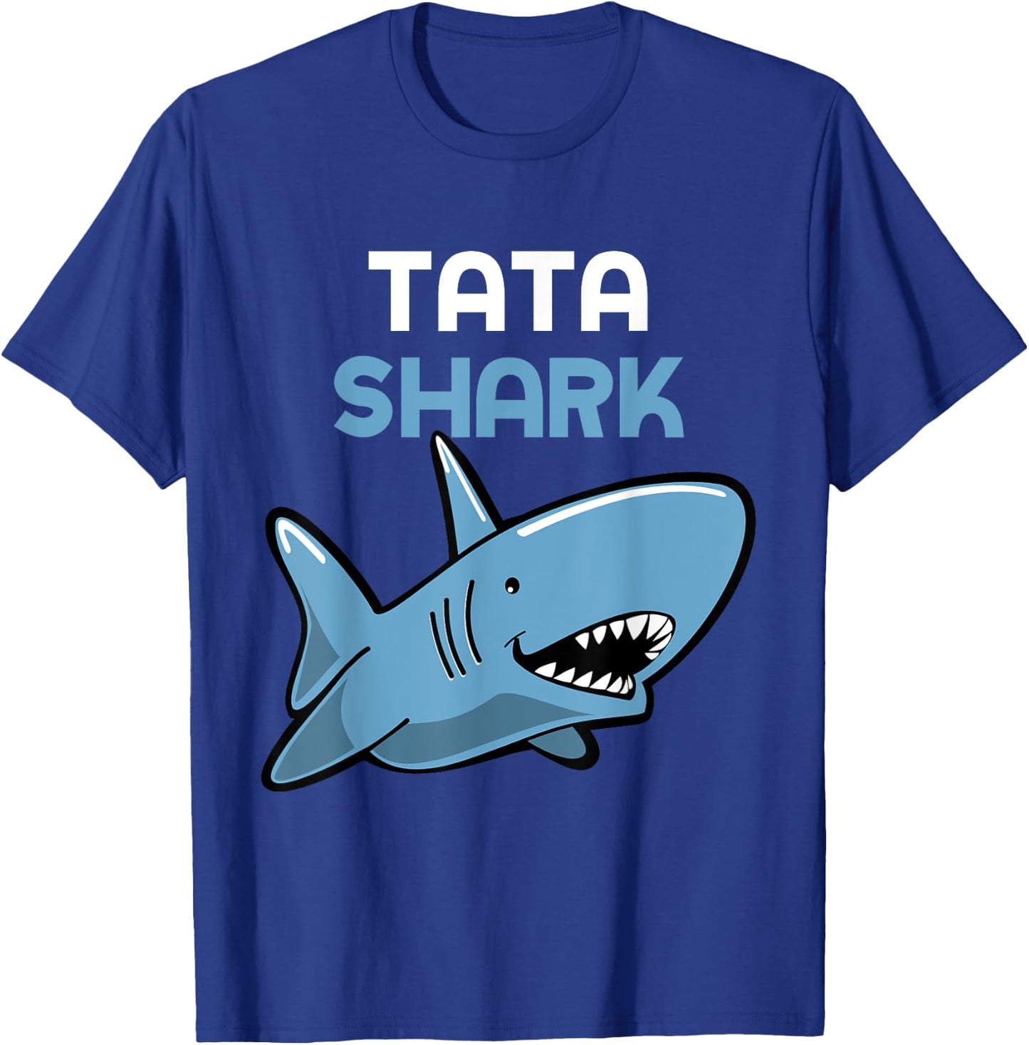 Tata Shark Funny Family T-Shirt - T-Shirt | Royal