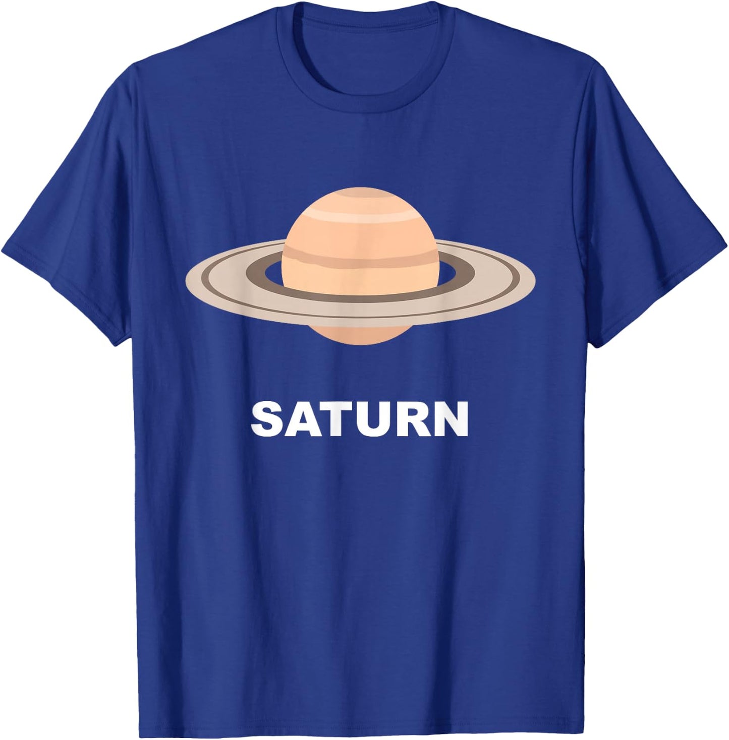 Solar System Group Costumes - Giant Planet Saturn Costume T-Shirt - T-Shirt | Royal