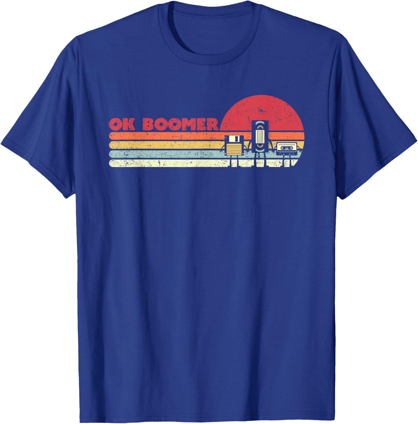 Ok Boomer Shirt Vintage T-Shirt - T-Shirt | Royal