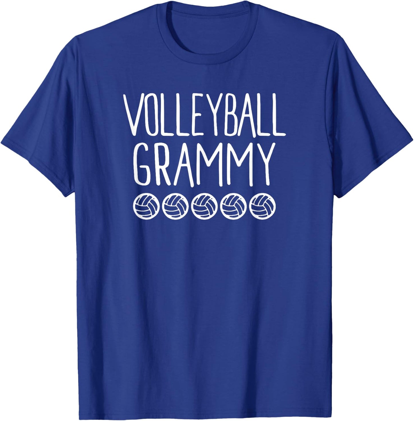Cute Volleyball Grammy Shirt Sports Shirt T-Shirt - T-Shirt | Royal