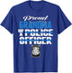 Proud Grandma Of A Police Officer Thin Blue Line Family Cop T-Shirt - T-Shirt | Royal