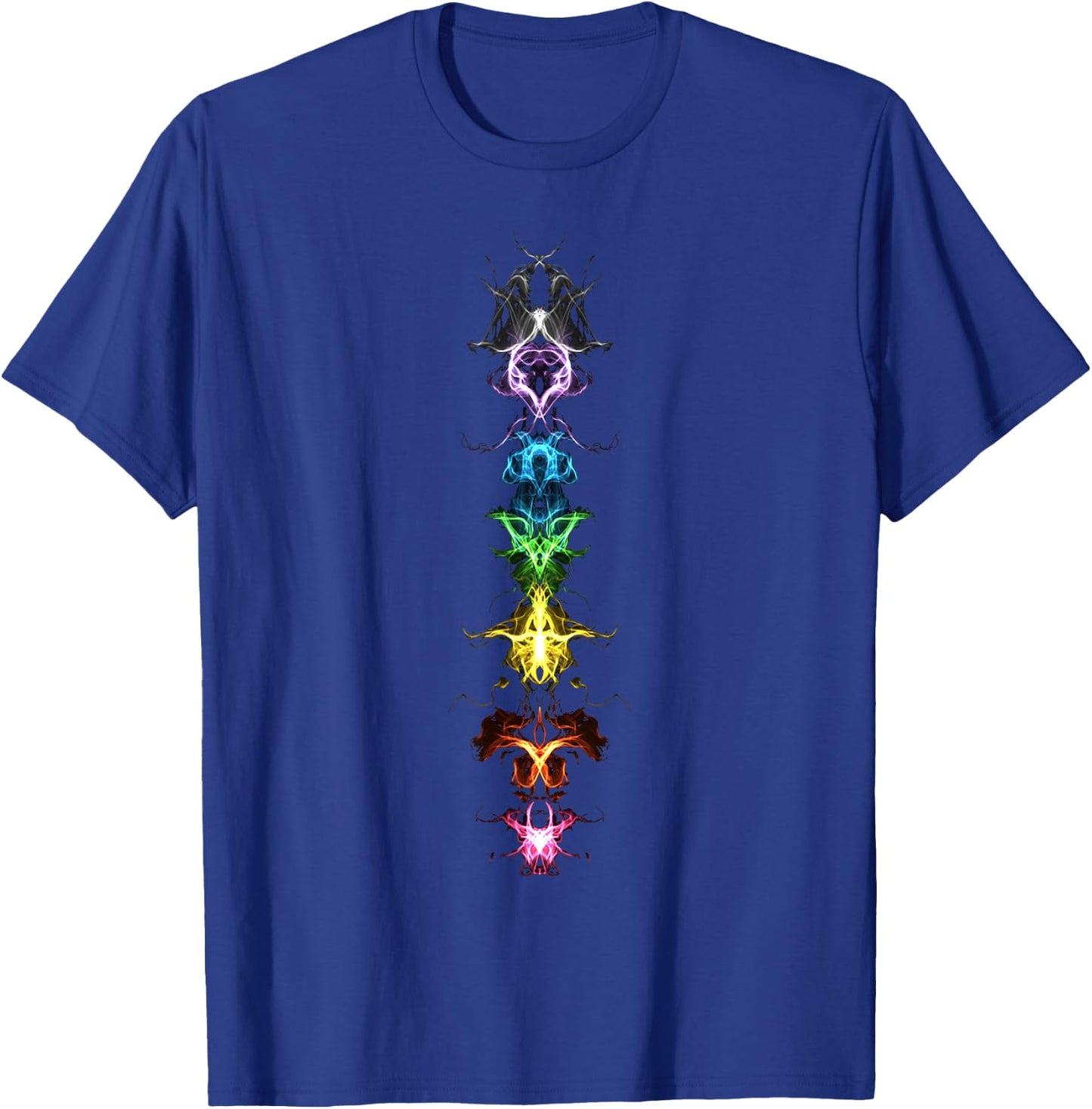 Chakras Fractal Buddhism Awareness Rainbow Power T-Shirt - T-Shirt | Royal