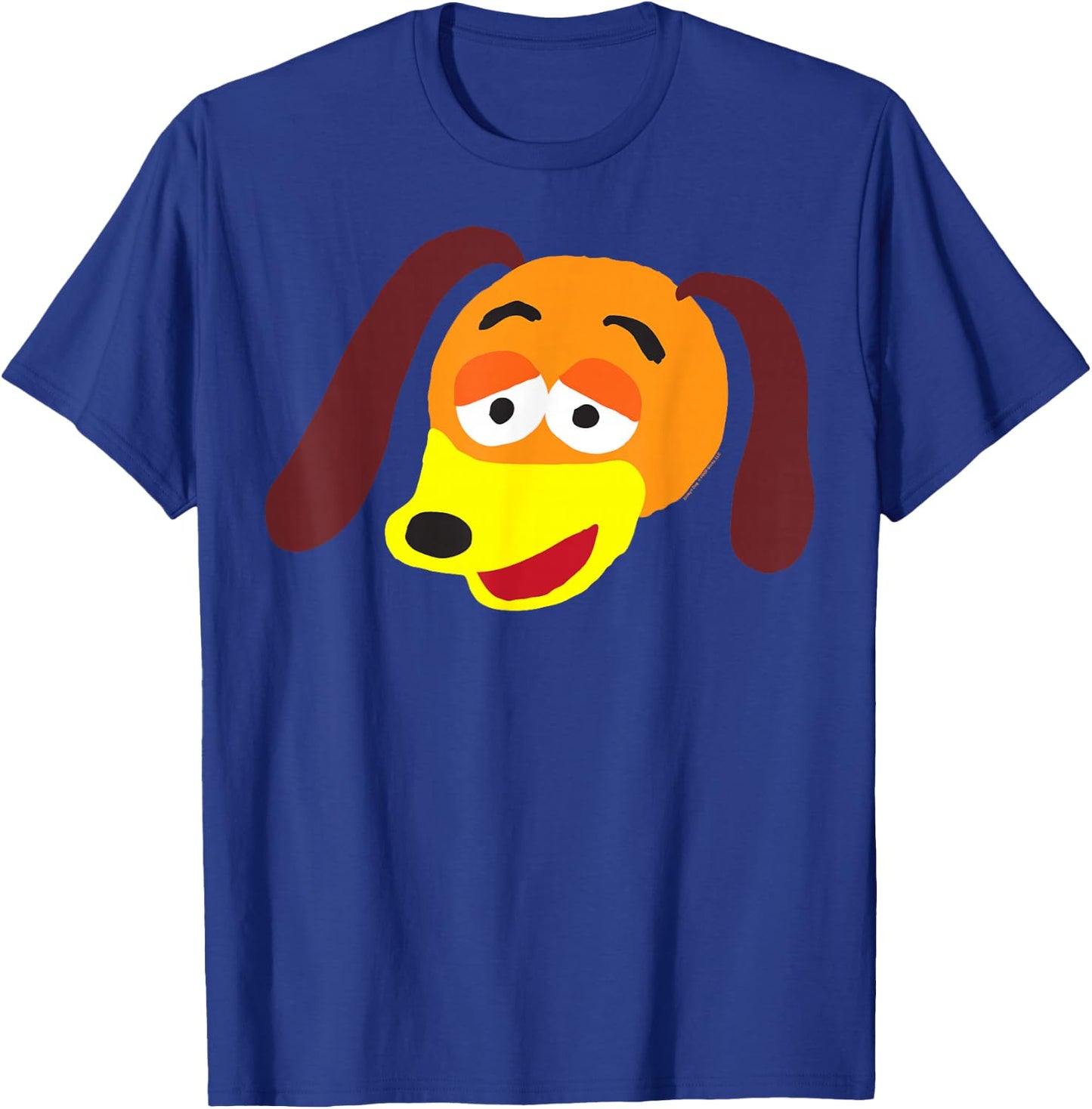 Disney Pixar Toy Story Slinky Dog Big Face T-Shirt - T-Shirt | Royal
