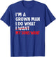 I’m A Grown Man I Do What My Sons Want Dad T-Shirt - T-Shirt | Royal