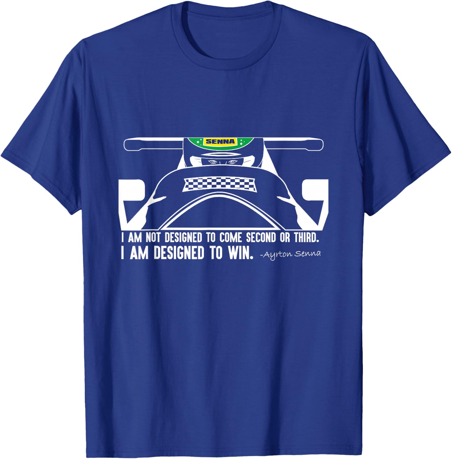 Designed to Win - Senna T-Shirt - T-Shirt | Royal