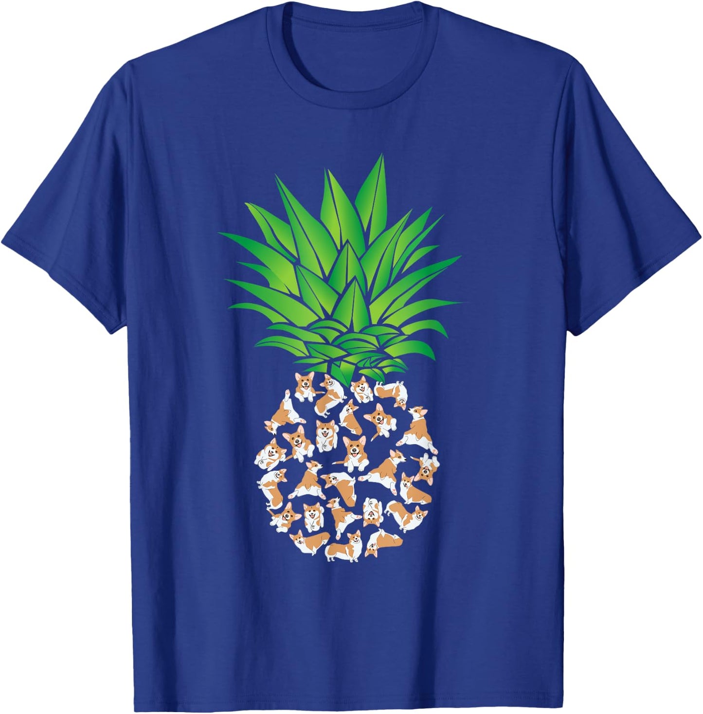 Pembroke Welsh Corgi, Corgi, Pineapple T-Shirt - T-Shirt | Royal
