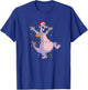 Funny Cute Dragon Figment Lights Christmas Santa Gift T-Shirt - T-Shirt | Royal
