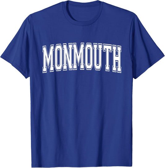 MONMOUTH OR OREGON USA Vintage Sports Varsity Style T-Shirt - T-Shirt | Royal