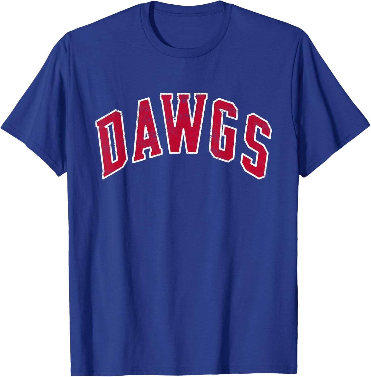 Retro Bulldogs School Sports Name Dawgs Back To School T-Shirt - T-Shirt | Royal