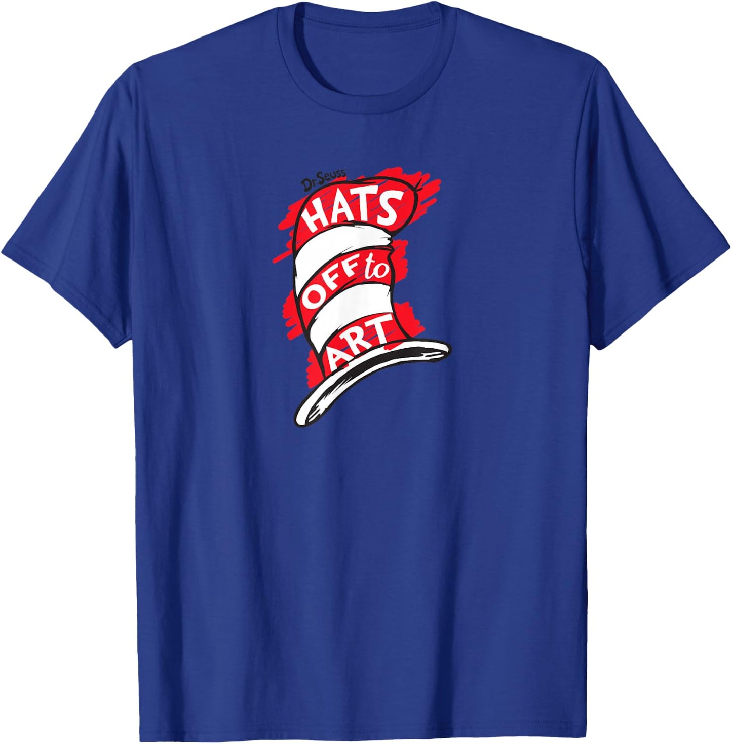 Dr. Seuss Hats Off To Art T-Shirt - T-Shirt | Royal