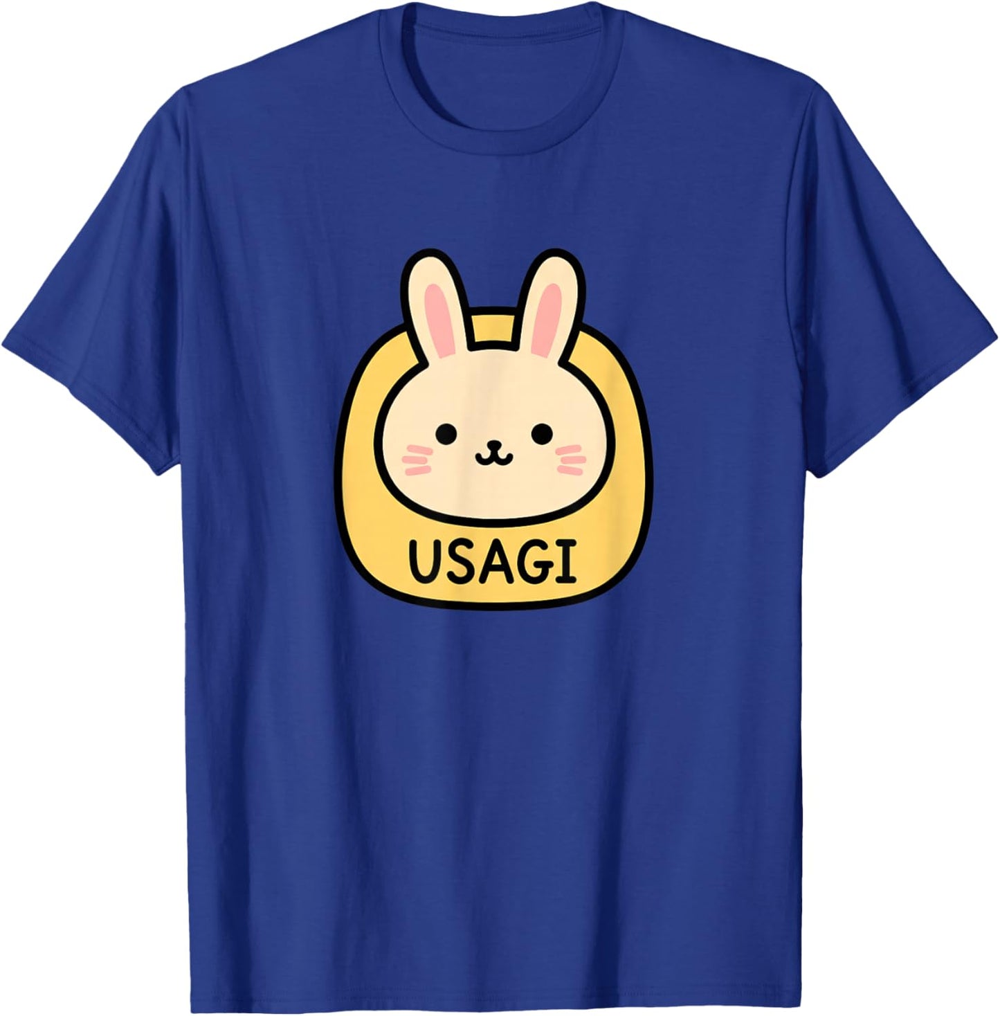 Usagi Cute Rabbit Woodland Animals Kawaii Bunny Graphic T-Shirt - T-Shirt | Royal