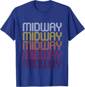 Midway, UT | Vintage Style Utah T-Shirt - T-Shirt | Royal
