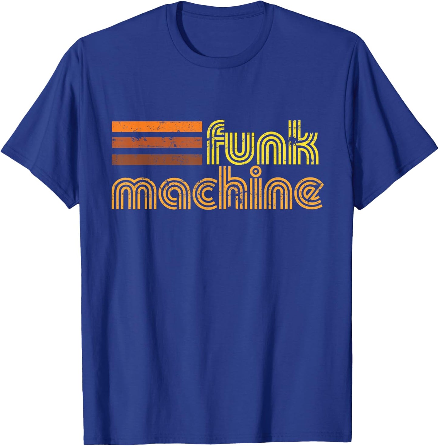 Retro Cool Funk Machine 70s Disco Shirt T-Shirt - T-Shirt | Royal