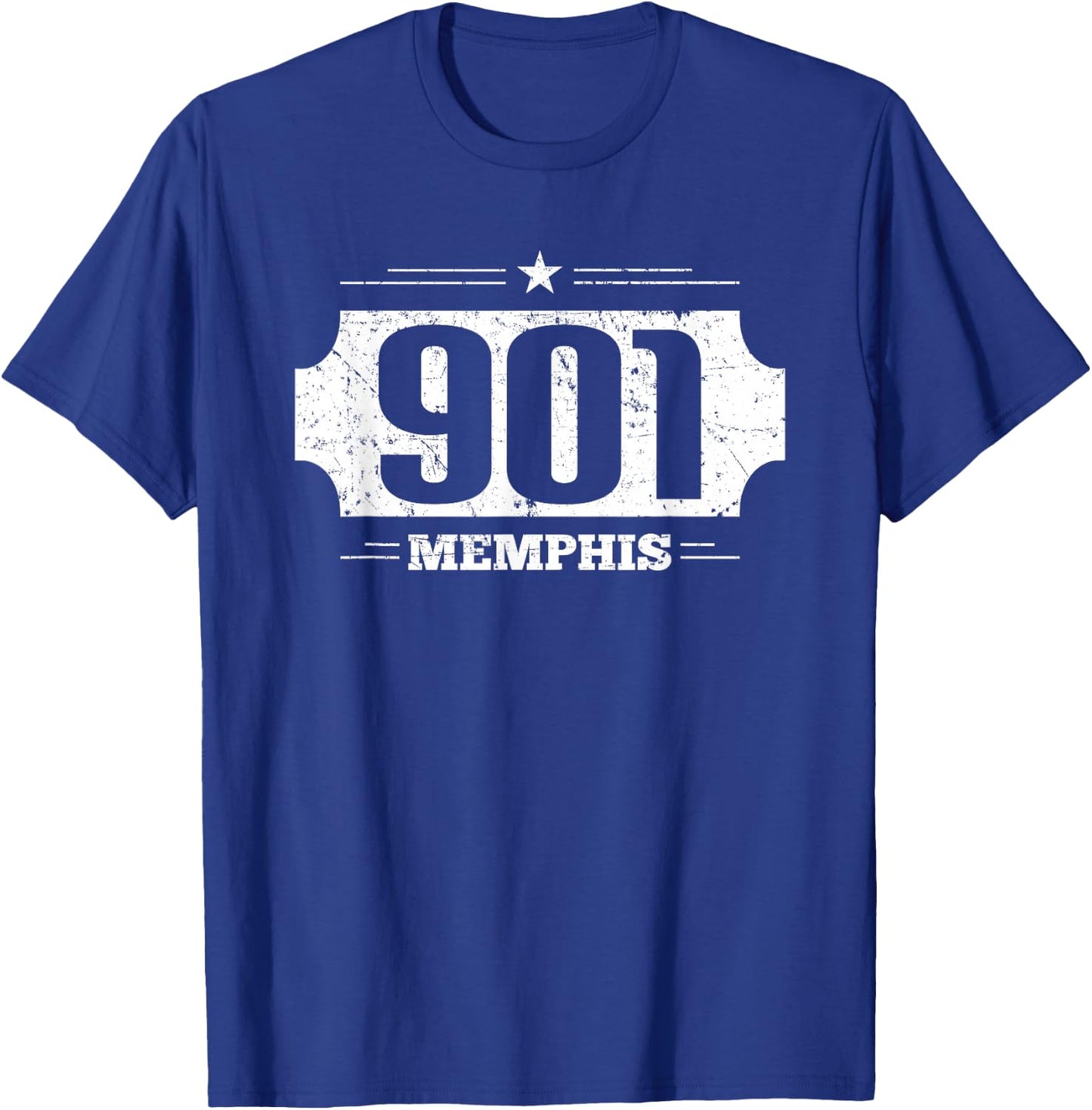 Area Code 901 | Memphis T-Shirt - T-Shirt | Royal