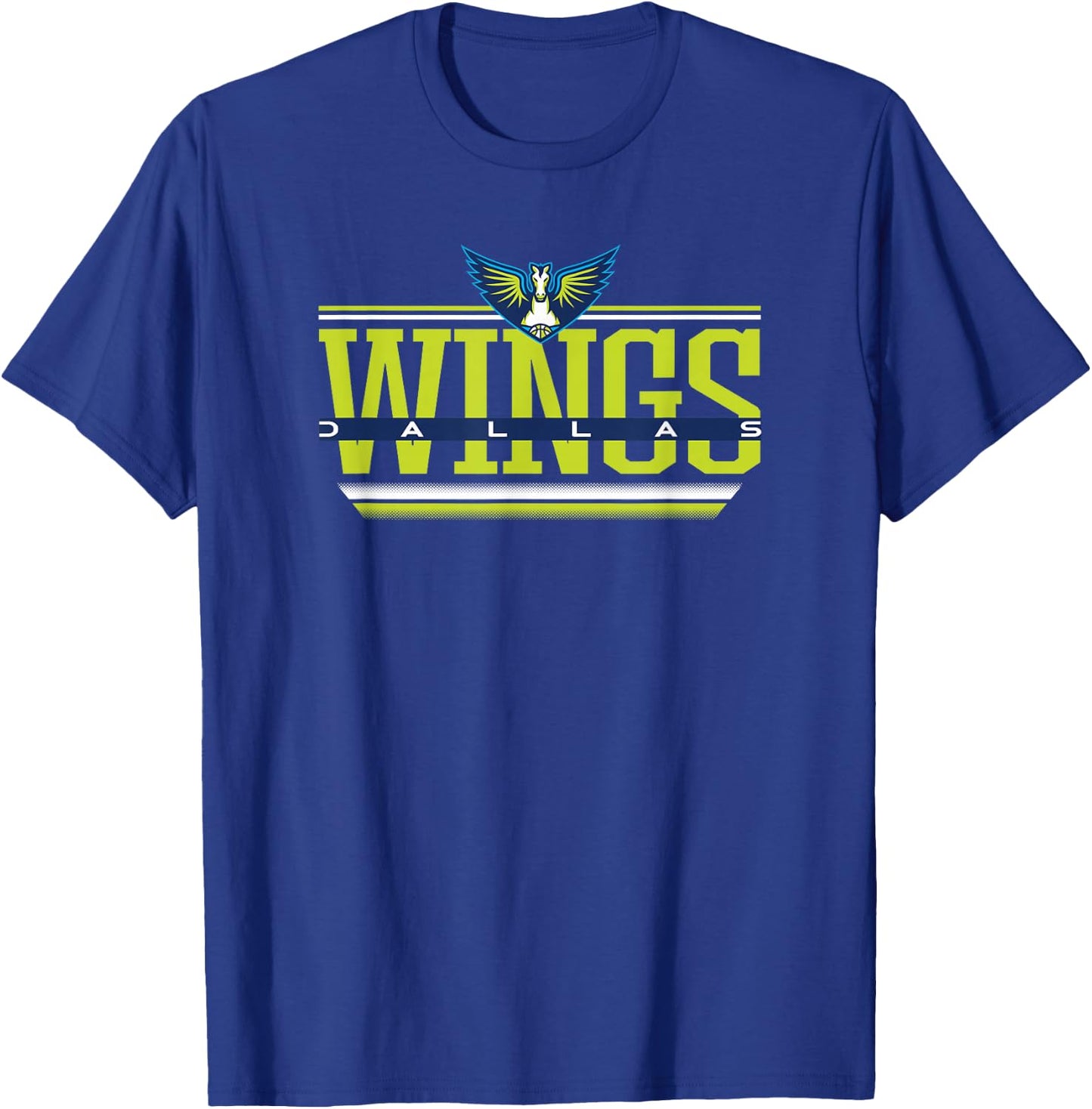 WNBA Dallas Wings Over The Top T-Shirt - T-Shirt | Royal