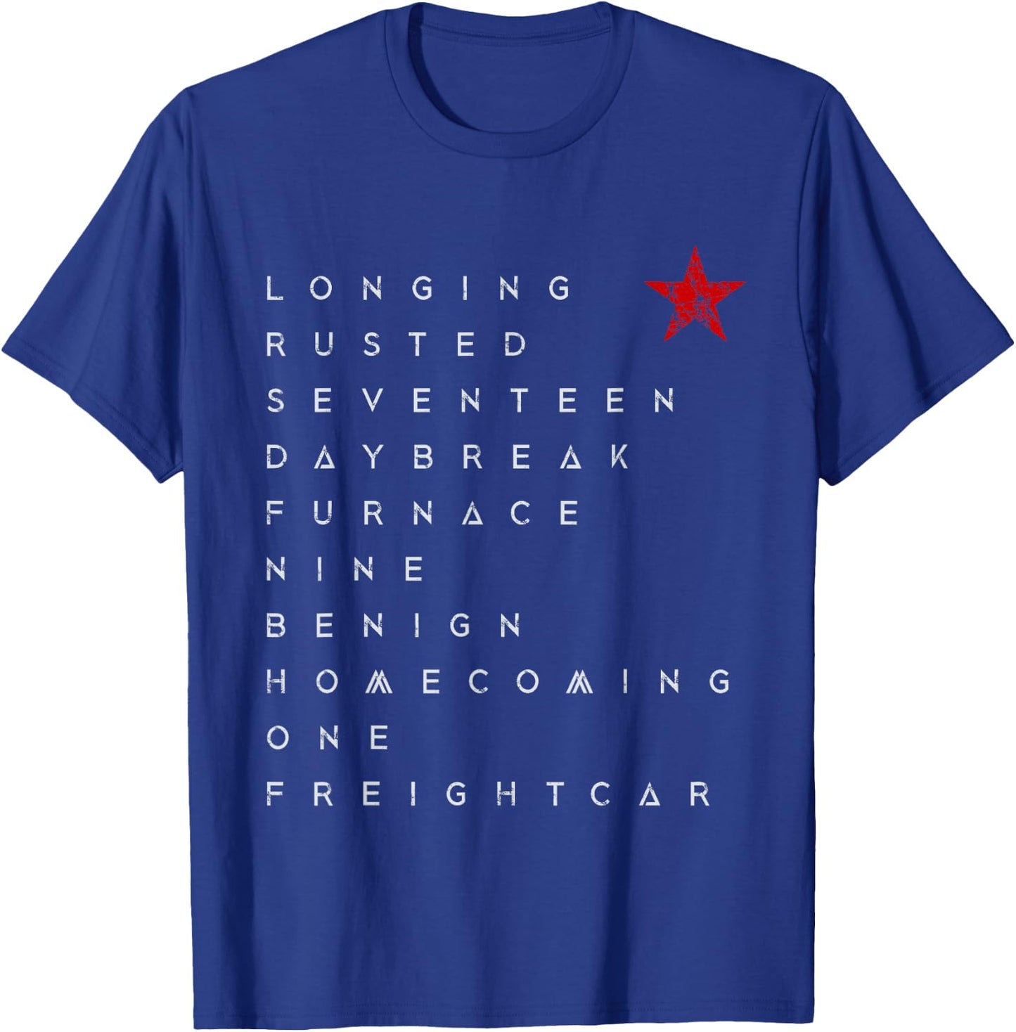Red Soldier Trigger Words Winter Star Hero Russia T-Shirt - T-Shirt | Royal