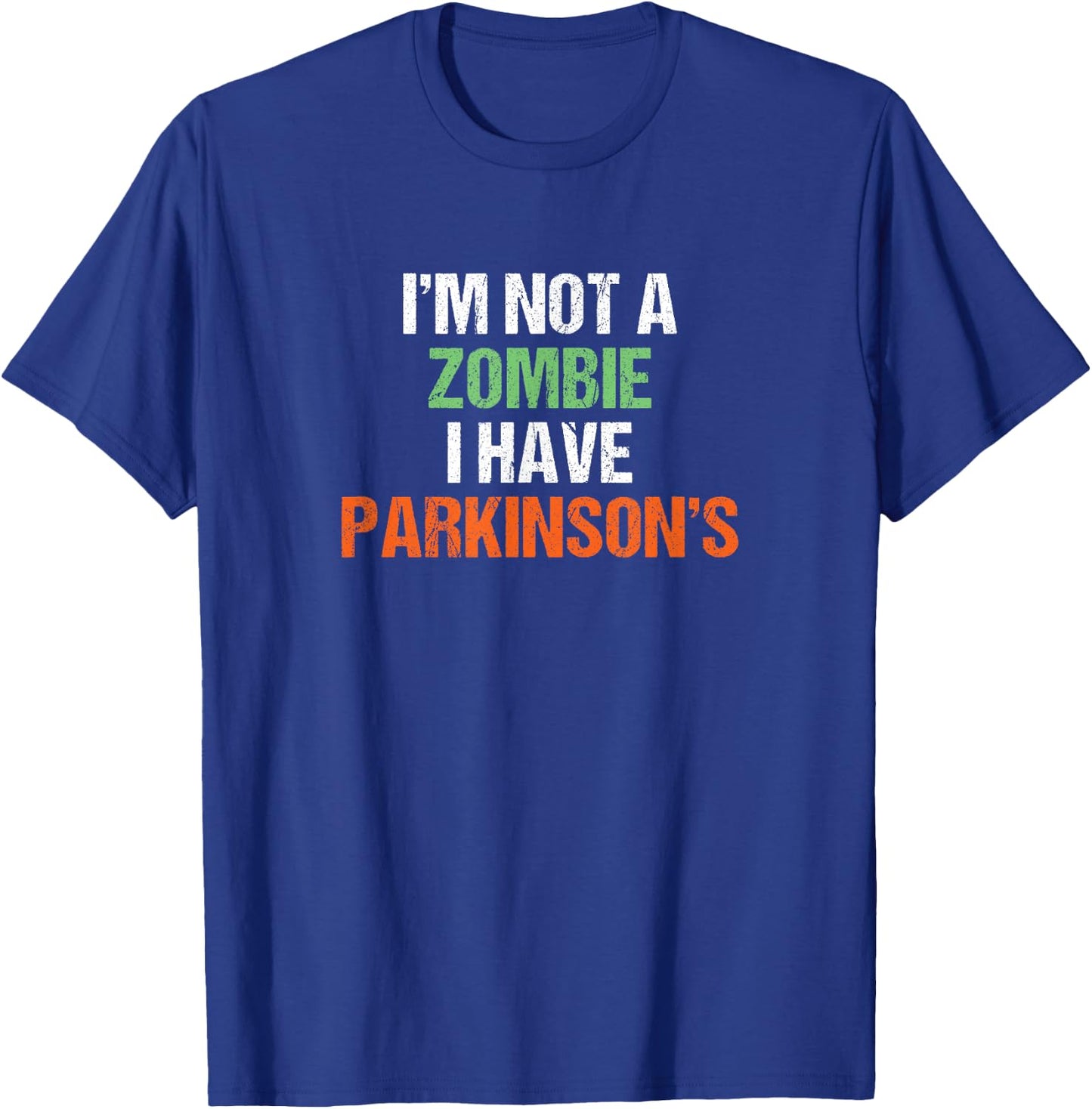 Parkinsons Funny Halloween Costume Men Women Parkinson T-Shirt - T-Shirt | Royal