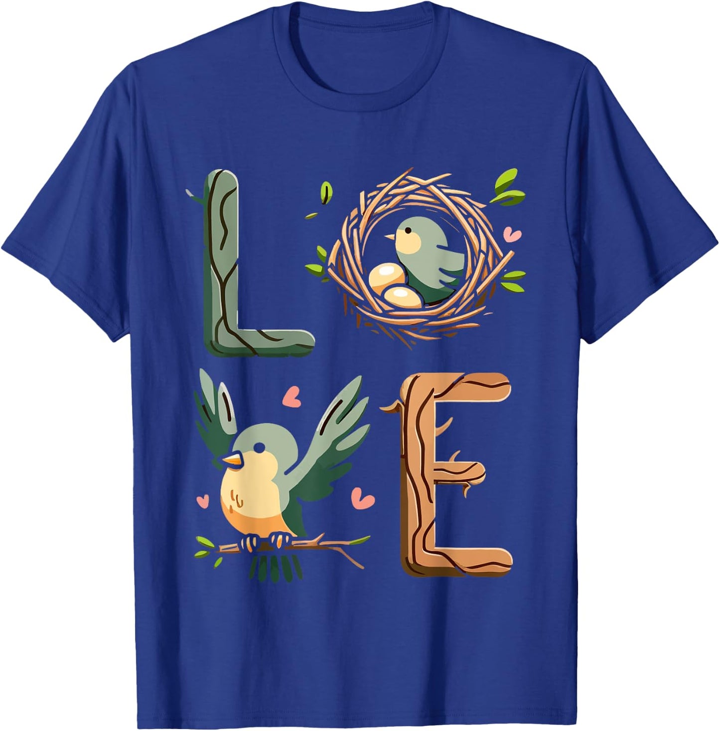 Funny Bird Watching Apparel Cool Bird Lover Present Designs T-Shirt - T-Shirt | Royal