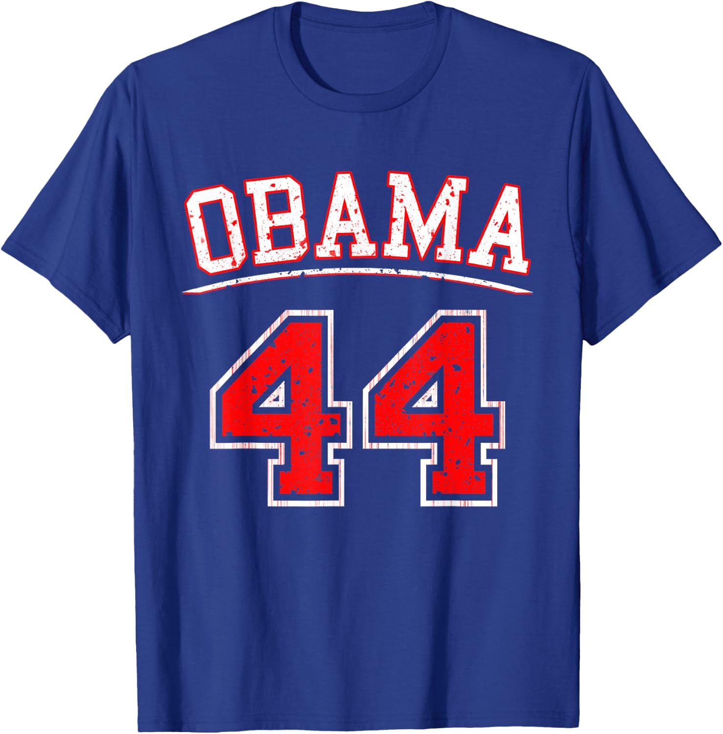 44th President Barack Obama 44 T-Shirt - T-Shirt | Royal