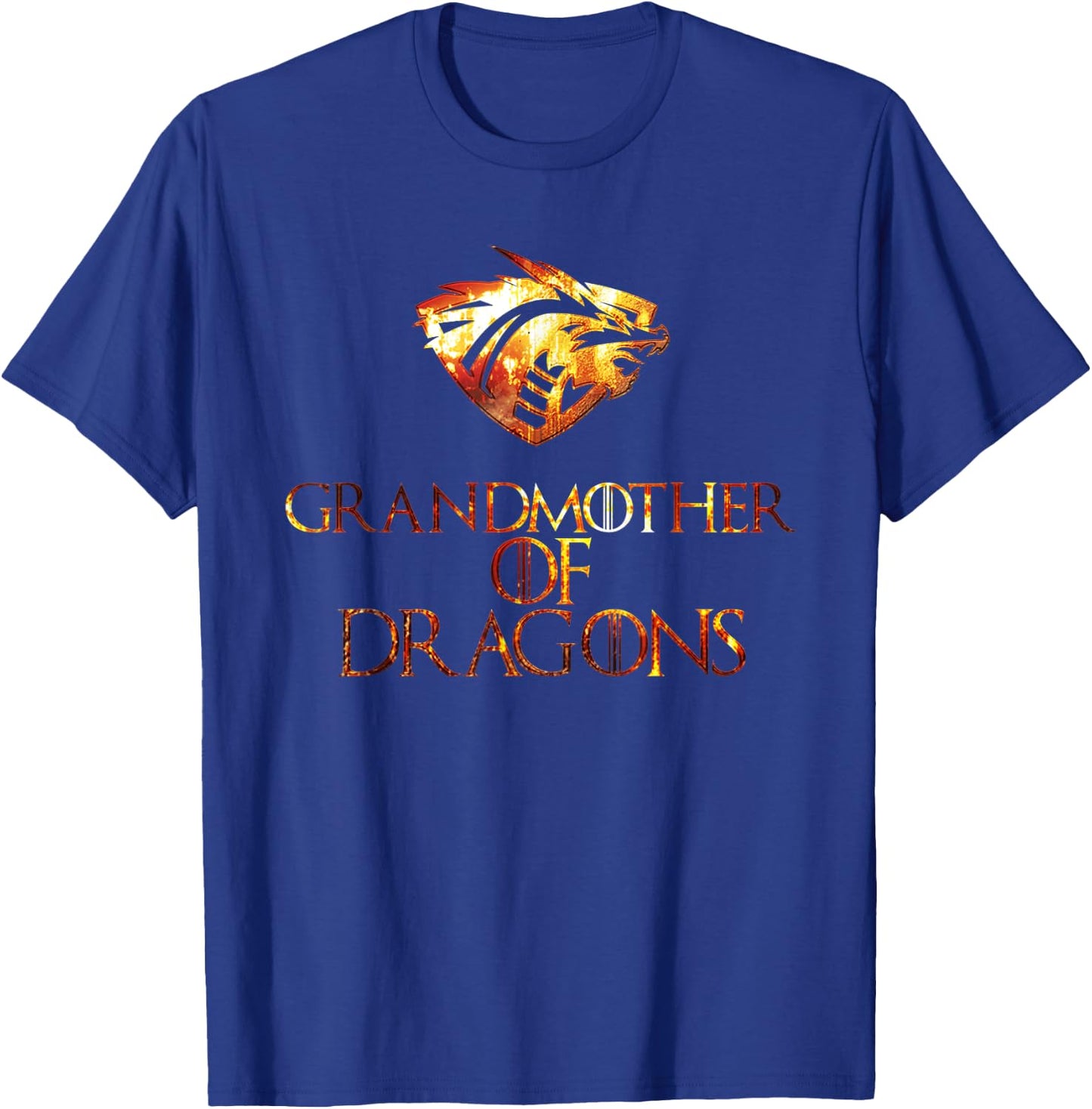 Grandmother Of Dragons Cool Vintage Style Gift T-Shirt - T-Shirt | Royal