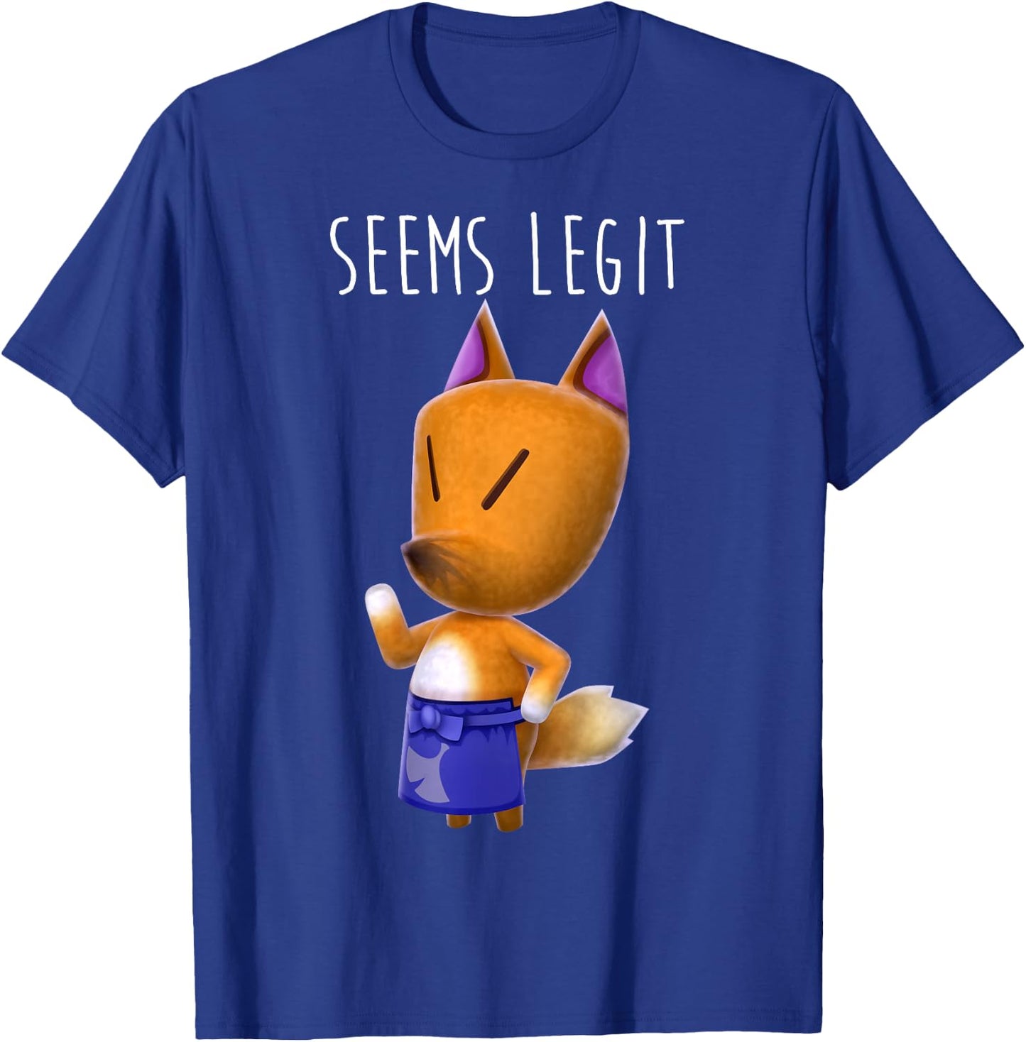 Animal Crossing Redd The Fox Seems Legit T-Shirt - T-Shirt | Royal