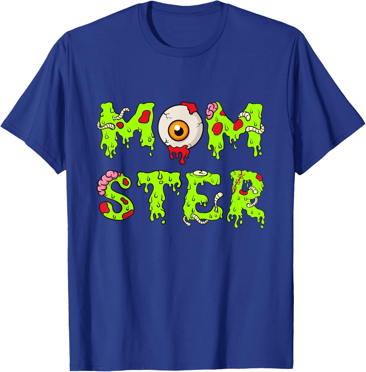 Funny Halloween Shirt for Mom Mom-ster T-Shirt - T-Shirt | Royal